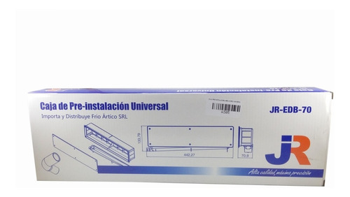 Caja De Pre Instalación Universal Aire De Split Pvc 