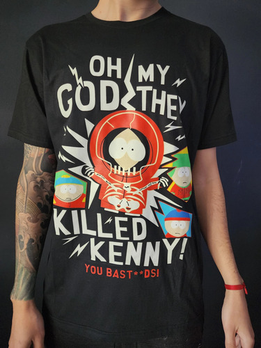 Remera South Park Oh My God, They Killed Kenny Serigrafia