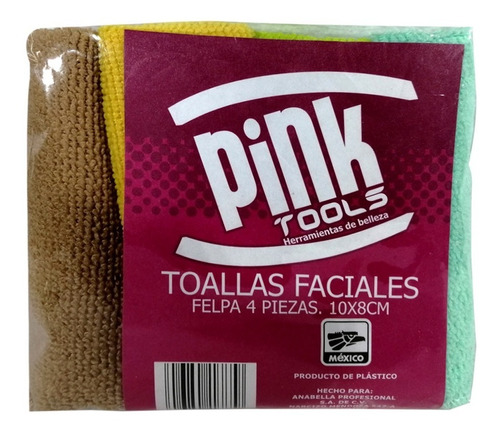 Toalla Facial Pink Tools