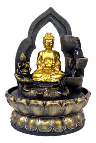 Decoración De La Estatua De Resina De Buda Sentado Interior
