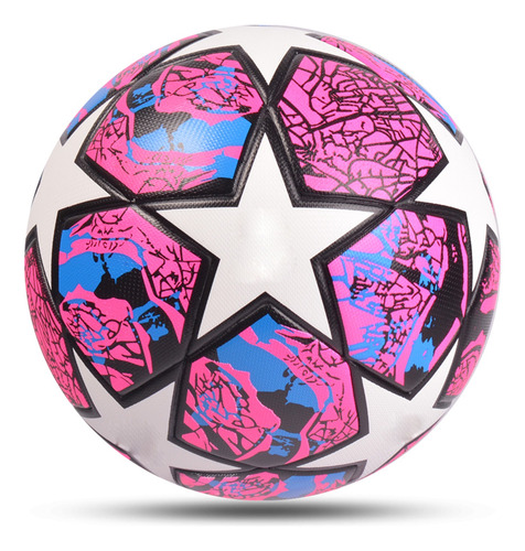 Balón Fútbol Soccer Champions Profesional Estrellas Hibrido 