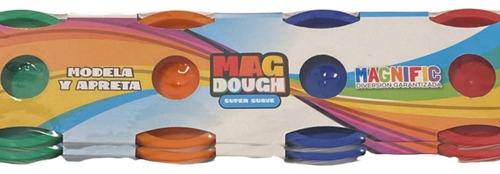 Pack X4 Masas Mag Dough Super Suave 2633 Magnific Color Variedad