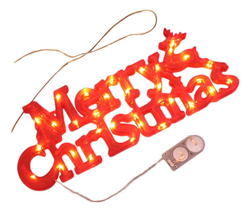Placa Led De Navidad, Letrero Led De Feliz Navidad, Letreros