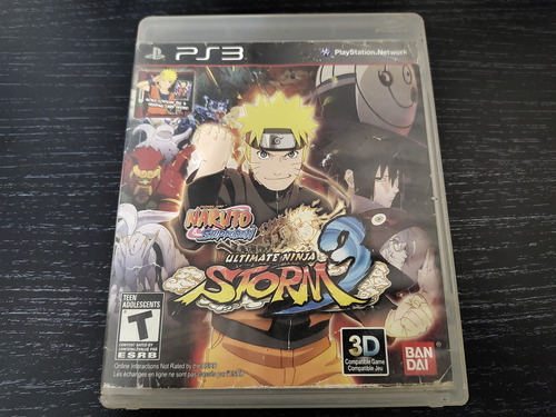 Ps3 - Naruto Shippuden Ultimate Ninja Storm 3 - Disco Fisico