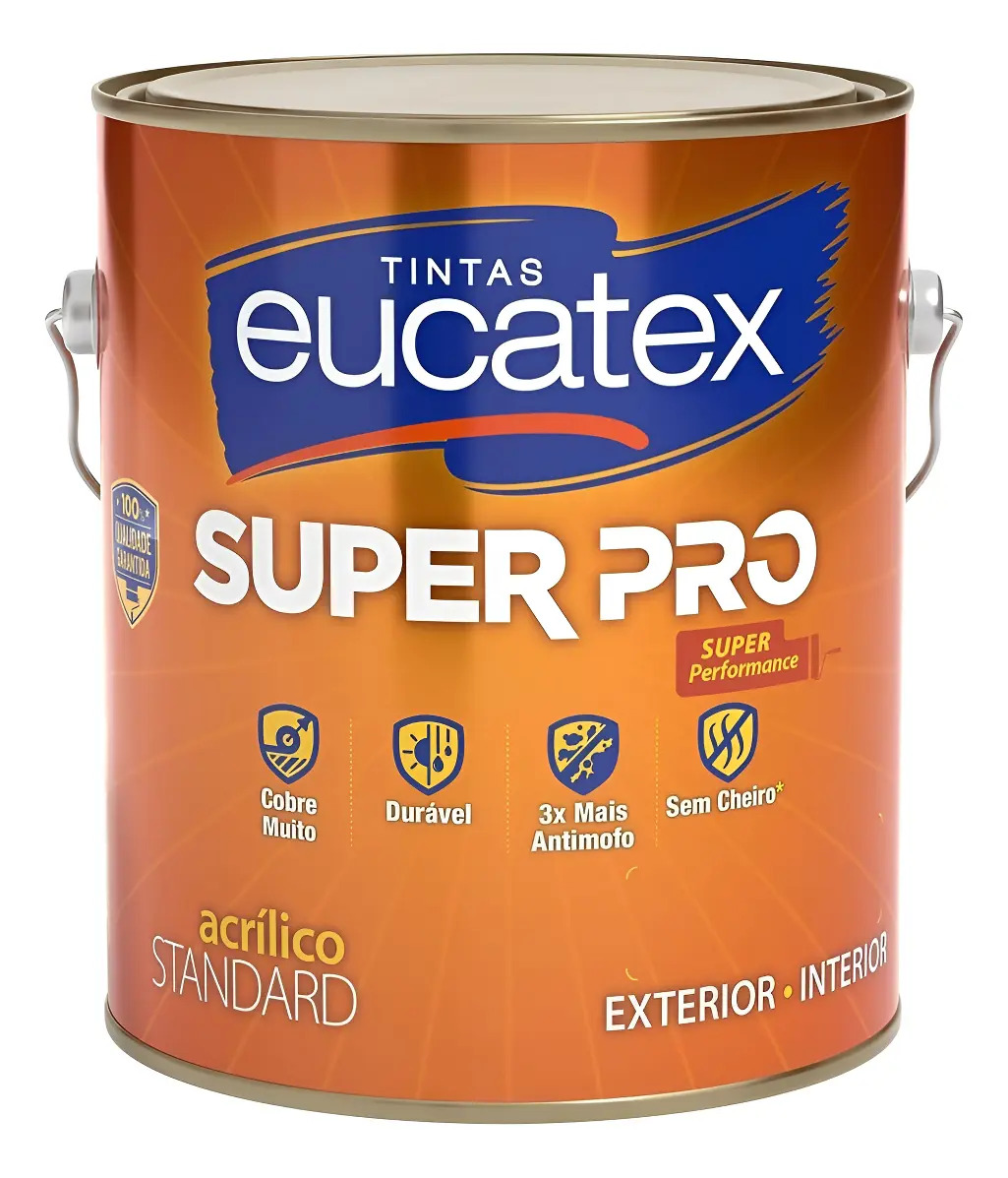 Tinta Parede 3x Antimofo - Fosco Exterior Interior 3,6l Cor Azul Copacabana
