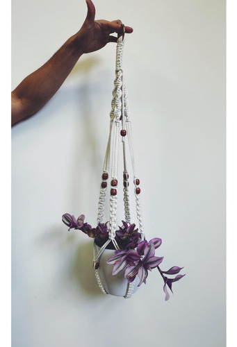 Porta Macetas Macrame (sin Maceta)