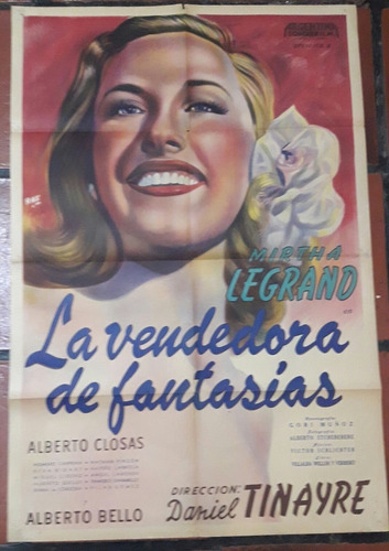 Afiche -la Vendedora De Fantacias-mirtha Legrand