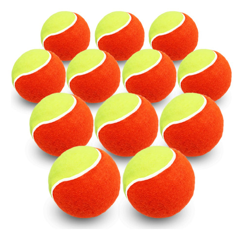 Pelotas De Tenis Para Nios, Paquete De 12 Unidades, Naranja