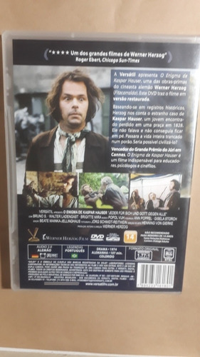 Dvd O Enigma De Kaspar Hauser (1974) Lacrado! Werner Herzog