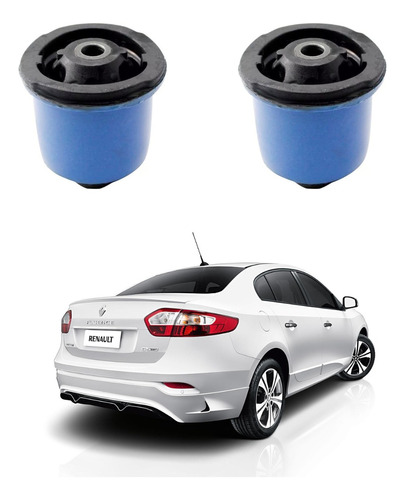 Par (2 Peças) Bucha Do Eixo Traseiro Renault Fluence 2011/18