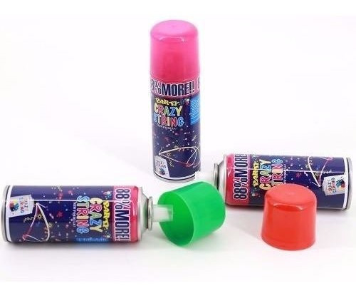 Imagen 2 de 6 de Serpentina En Spray -todo Acá Mejores Precios X10unid.