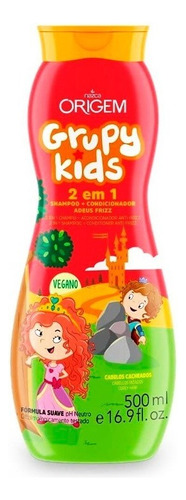 Shampoo Infantil Grupy Kids 2 Em 1 Adeus Frizz 500ml