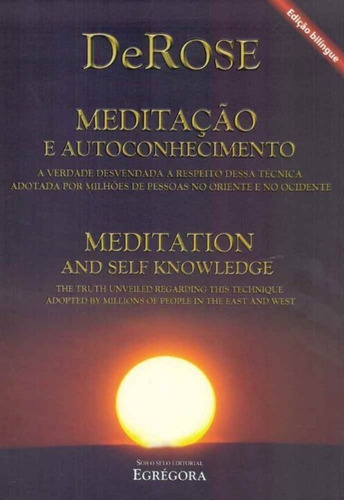 Meditação E Autoconhecimento - (bilíngue), De Rosede. Editora Egregora, Capa Mole Em Português