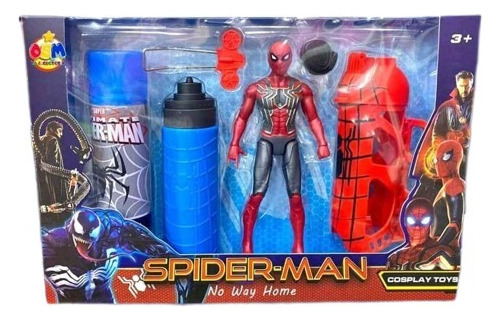 Juguete Acción Spiderman Guante + Lanzador De Espuma