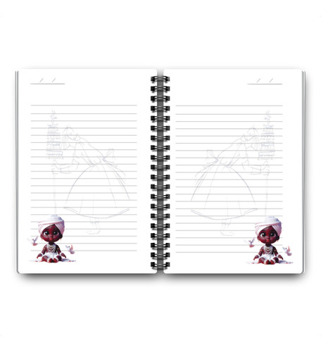 Caderno Capa Dura A5 Orixás - 100 Folhas