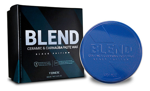 Blend Black Wax Cera Carnauba Paste Silica Vonixx 100ml