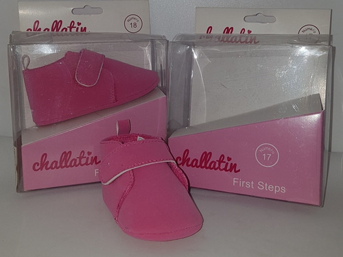 Zapatito Bebé Primeros Pasos Para Niñita Color Fucsia