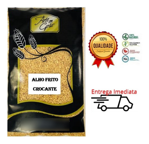 Alho Frito Granulado Marca Arte Em Grão 500g (kit Com 10 Un)