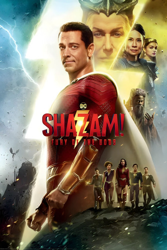 Poster Shazam Autoadhesivo 100x70cm#1519