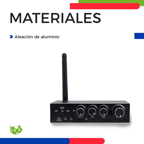 Convertidor Adaptador De Audio Digital A Analógico Slim Company AV.SZ.CON.205.4 Coaxial Óptico Receptor Bluetooth Con Control Color Negro