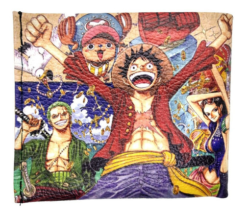 Imagen 3 de 5 de Billetera Shakka One Piece Luffy Muy Lejano