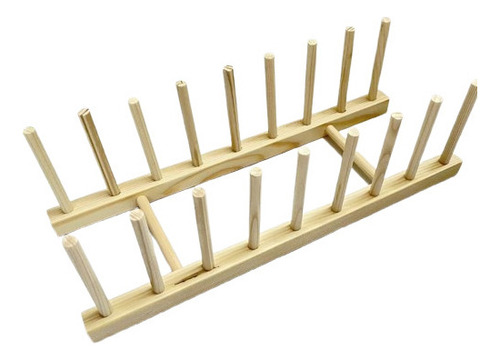 Estante De Madera Para Secar Platos Y Utensilios