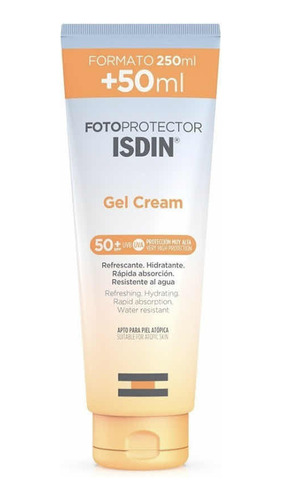 Fotoprotector Isdin Gel Cream Spf 50 25 - mL a $467