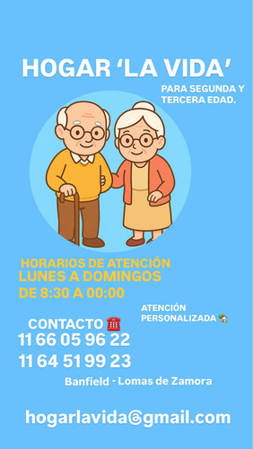 Hogar Geriátrico La Vida. Inauguración