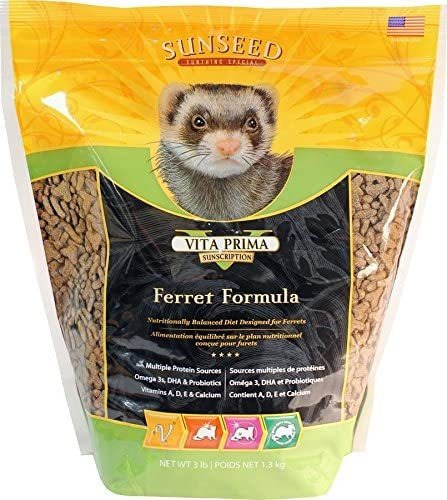 Sunseed Sunscription Vita Prima Ferret Formula, 3-pound Bag