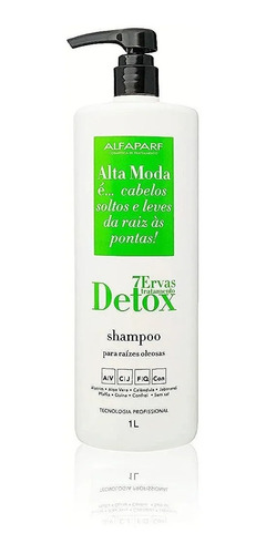 Shampoo O Acondicionador Alfaparf 7 Ervas Detox 1l