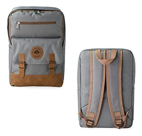Ramsburry Mochila Casual, Piezas De Cuero Genuino, Viaje, Se
