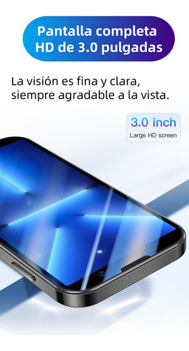 Miniteléfono Inteligente Aiek Xs18 Pro De 3.0 Pulgadas, Rojo, 3g, Android 9.0, 2 Gb De Ram, 16 Gb De Rom, Reconocimiento Facial, Doble Sim, 900 Mah, T