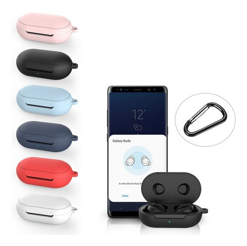 Protector Para Samsung Galaxy Buds Funda Estuche + Gancho