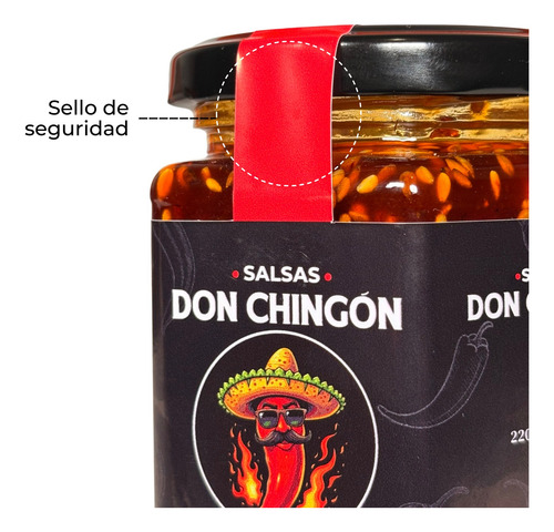 Salsa Macha Chile Morita 250 Ml, Salsas Don Chingón