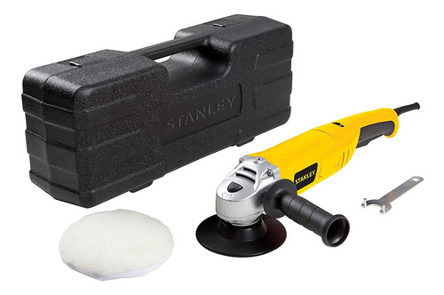 Imagem 1 de 5 de Politriz Automotiva Stgp612k Stanley 600w 5 Pol. Com Maleta