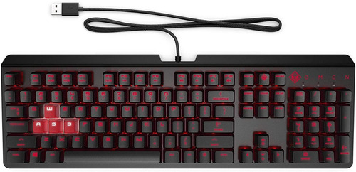 Teclado Mecánico Gaming Hp Omen Encoder Alámbrico En Español