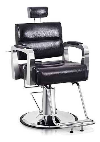 Silla De Peluquero Barberpub Reclinable Hidráulico Hair Spa 