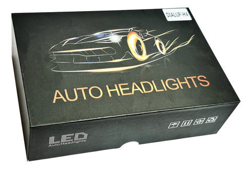 Kit Focos Led H4 Proyector Mini Lupa Premiun