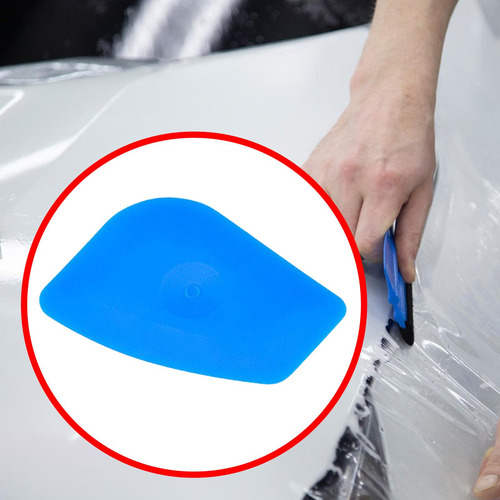 4 Squeegee Vinilo Wraps Tool Calcomanía Profesional Azul