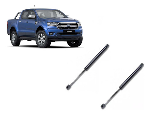 Kit X2 Amortiguadores De Capot Ford Ranger 2016/