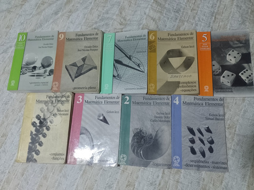 Coleção Fundamentos Matemática Elementar 1,2,3,4,5,6,7,9,10 (Usado)