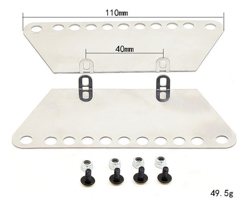 3 X 2 Piezas De Repuesto De Pedal De Metal Para El Modelo Mn