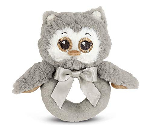 Bearington Baby Lil 'owlie Felpa Animal De Peluche Gris Owl 