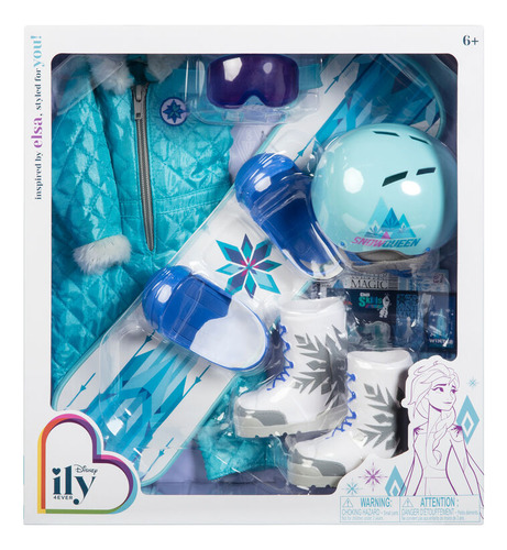 Combo Disney Muñeca 42 Cm Campanita Y Set De Lujo Frozen