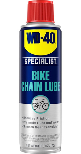 Imagen 1 de 2 de Lubricante Para Cadenas De Bicicletas En Spray Wd-40