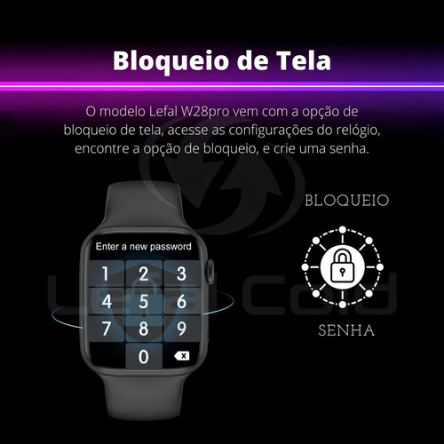 Relógio Smartwatch Inteligente 49mm 7 Pulseiras Revenger Dourado Laranja