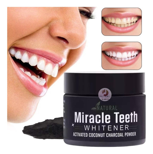 Pasta Blanqueador Dental Miracle Teeth - Carbon - Limpieza