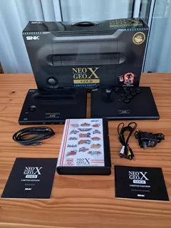 Console Neo Geo X Gold Limited Edition Snk Revisado Lindo!!
