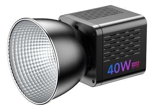 Led de luz led Ulanzi L024 color rgb con estructura Negro 220V