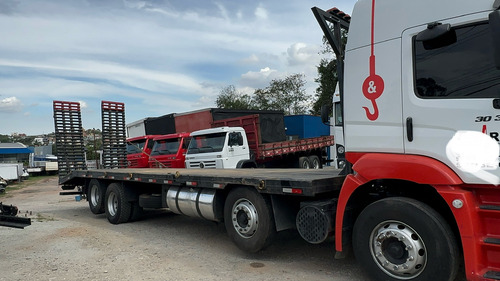 Vw 19320 Leito Teto Alto Ano 2009 4 Eixo Prancha De 10 Mts